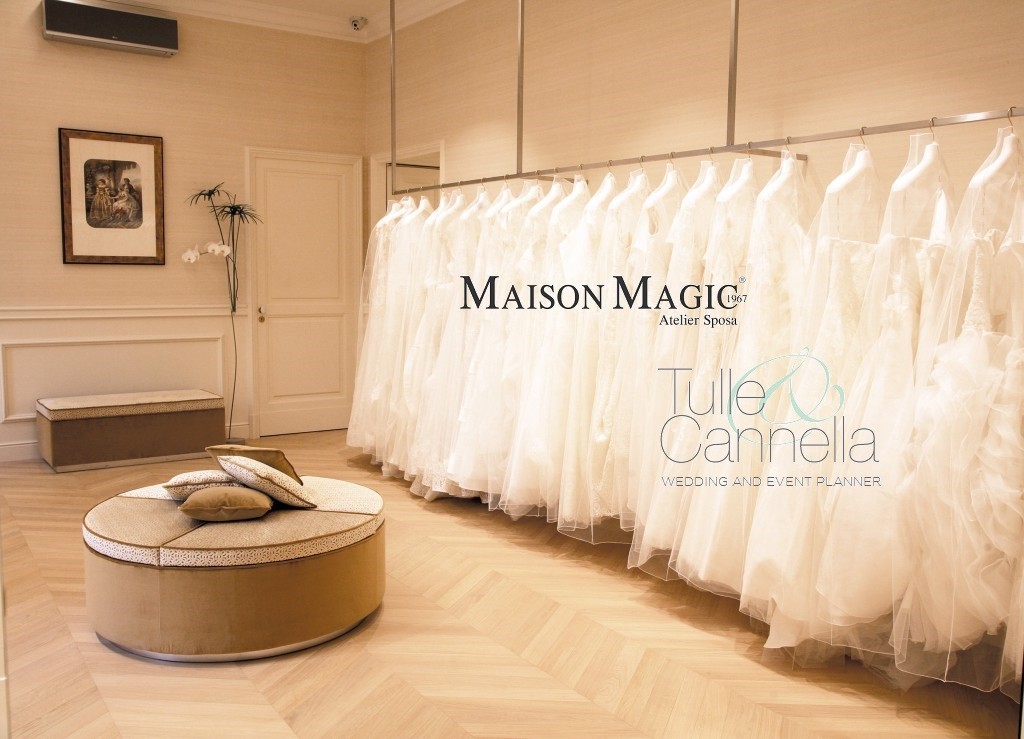 Venerdì finalmente potrò ammirare gli abiti da sposa di Peter Langner presso l'elegante Atelier Maison Magic